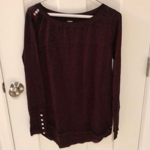 Jag Small Tunic in burgundy